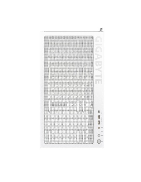 Caja ordenador gaming gigabyte c500 atx cristal templado blanca