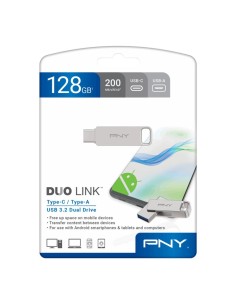 Memoria usb 3.2 - usb tipo c pny duo link 128gb
