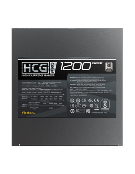 Fuente alimentacion antec hcg1000 pro p ec gaming atx 1200w Fuente alimentacion antec hcg1000 pro p ec gaming atx 1200w