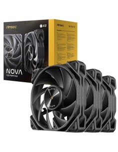 Ventilador cpu antec nova 3x 120mm negro