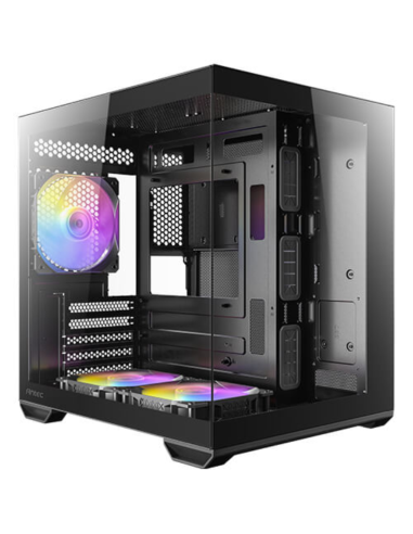 Caja ordenador gaming antec cx60m matx argb cristal templado negro