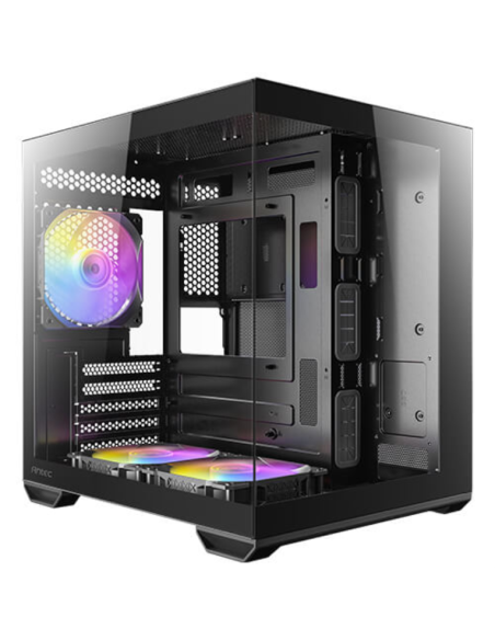 Caja ordenador gaming antec cx60m matx argb cristal templado negro