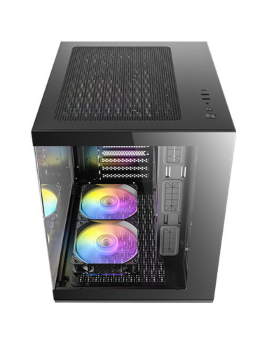 Caja ordenador gaming antec cx60m matx argb cristal templado negro
