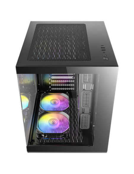 Caja ordenador gaming antec cx60m matx argb cristal templado negro