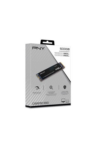 Disco duro interno ssd pny cs2230 500gb m.2 pcie 3.0 nvme