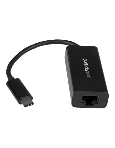 Adaptador usb tipo c a rj45 startech macho - hembra - negro