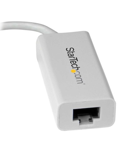 Adaptador usb tipo c a rj45 startech macho - hembra blanco