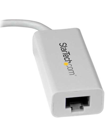 Adaptador usb tipo c a rj45 startech macho - hembra blanco Adaptador usb tipo c a rj45 startech macho - hembra blanco