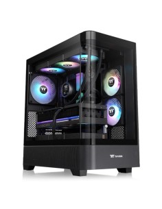 Caja ordenador gaming thermaltake view 290 atx argb cristal templado negro