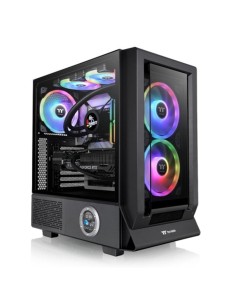 Caja ordenador gaming thermaltake ceres 350 mx atx argb cristal templado negra