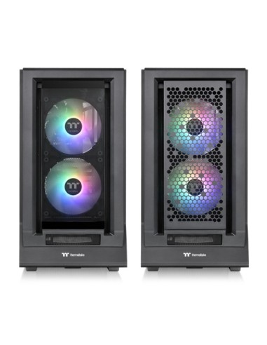Caja ordenador gaming thermaltake ceres 350 mx atx argb cristal templado negra