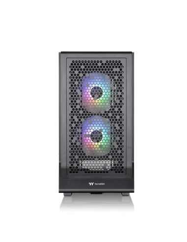 Caja ordenador gaming thermaltake ceres 330 tg atx argb cristal templado negra