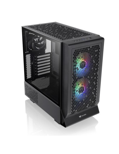 Caja ordenador gaming thermaltake ceres 330 tg atx argb cristal templado negra
