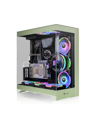 Caja ordenador gaming thermaltake cte e550 tg atx cristal templado verde
