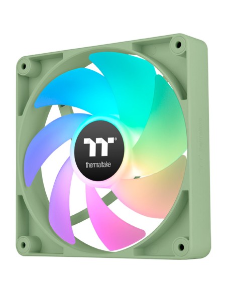 Ventilador caja thermaltake ct120 argb 2x 120mm verde