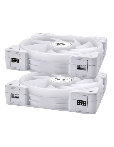 Ventilador caja thermaltake swafan ex14 argb 3x 140mm blanco