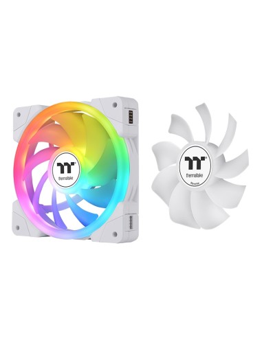 Ventilador caja thermaltake swafan ex14 argb 3x 140mm blanco