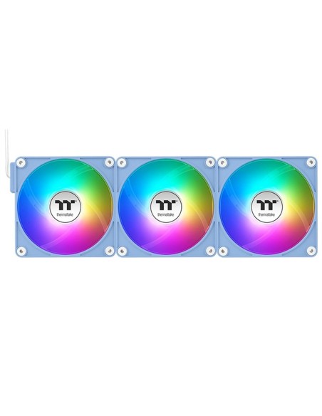 Ventilador caja inv magnetico thermaltake ct120 ex argb 3x 120mm azul hydrangea