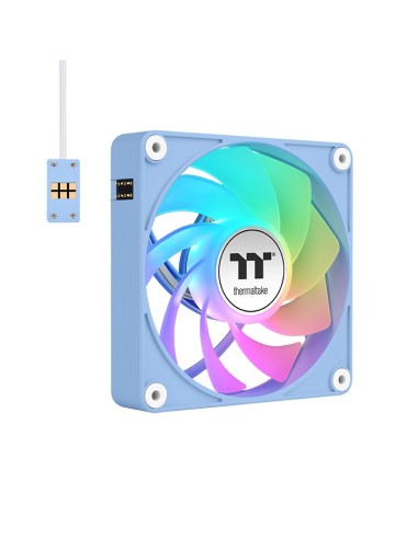 Ventilador caja inv magnetico thermaltake ct120 ex argb 3x 120mm azul hydrangea
