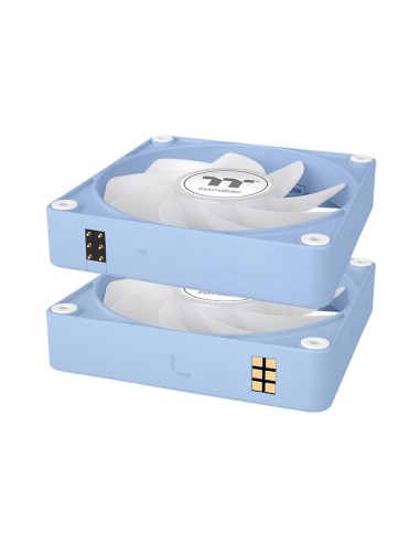 Ventilador caja inv magnetico thermaltake ct120 ex argb 3x 120mm azul hydrangea