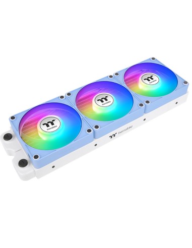 Ventilador caja inv magnetico thermaltake ct120 ex argb 3x 120mm azul hydrangea