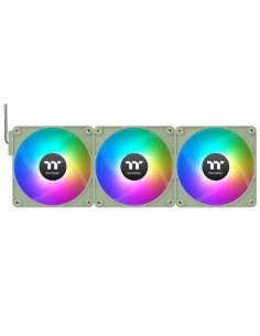 Ventilador caja inv magnetico thermaltake ct120 ex argb 3x 120mm verde matcha