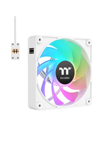 Ventilador caja inv magnetico thermaltake ct140 ex argb 3x 140mm blanco