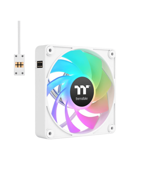 Ventilador caja inv magnetico thermaltake ct140 ex argb 3x 140mm blanco