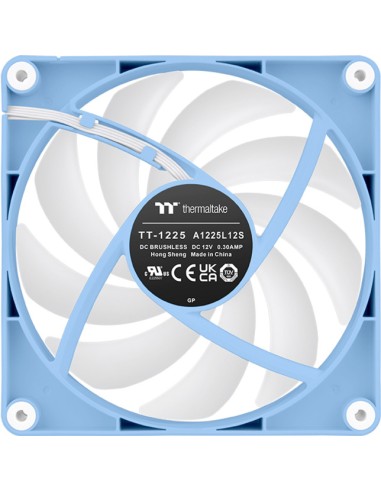 Ventilador caja inverso thermaltake ct120 argb 2x 120mm azul hydrangea
