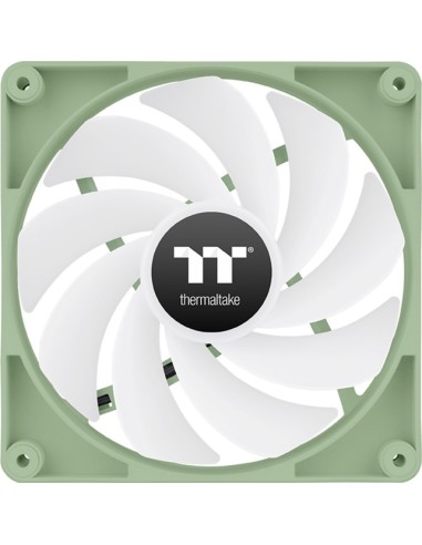 Ventilador caja inverso thermaltake ct120 argb 2x 120mm verde matcha