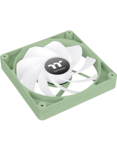 Ventilador caja inverso thermaltake ct120 argb 2x 120mm verde matcha