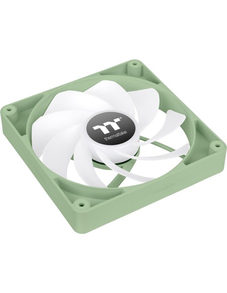 Ventilador caja inverso thermaltake ct120 argb 2x 120mm verde matcha