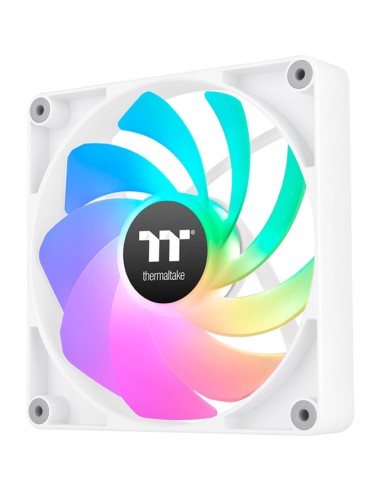 Ventilador caja inverso thermaltake ct140 argb 2x 140mm blanco