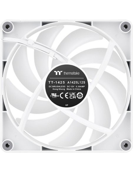 Ventilador caja inverso thermaltake ct140 argb 2x 140mm blanco Ventilador caja inverso thermaltake ct140 argb 2x 140mm blanco