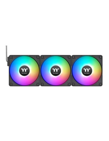 Ventilador caja magnetico thermaltake ct120 ex argb 3x 120mm negro