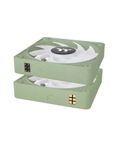Ventilador caja magnetico thermaltake ct120 ex argb 3x 120mm verde matcha
