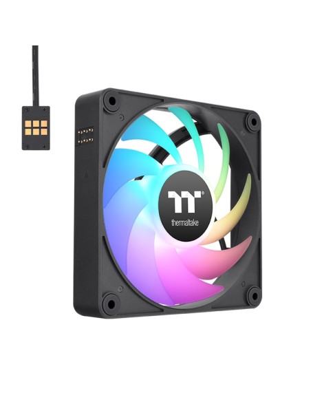 Ventilador caja magnetico thermaltake ct140 ex argb 3x 140mm negro