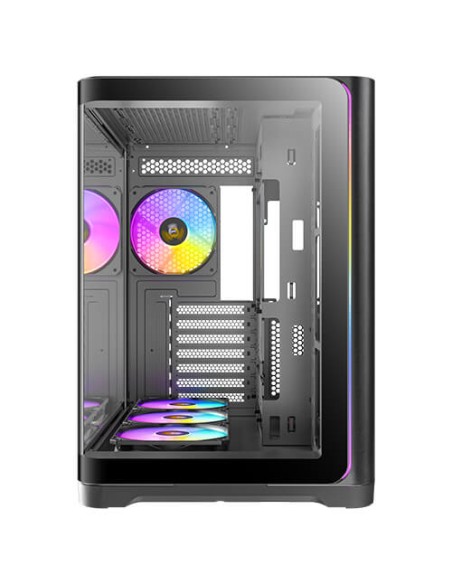 Caja ordenador gaming antec c5 curve argb atx cristal templado negra Caja ordenador gaming antec c5 curve argb atx cristal templado negra