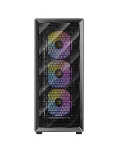 Caja ordenador gaming antec ax85 atx argb cristal templado negra
