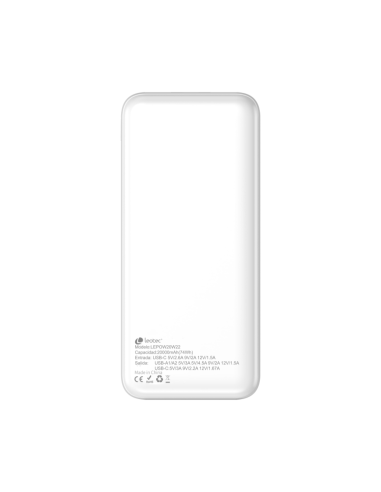 Powerbank leotec pd20w 20000mah blanco