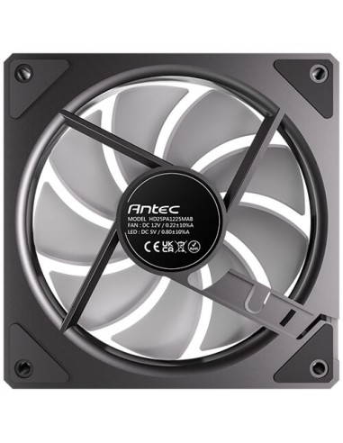 Ventilador caja antec vision 120 argb 3x 120mm negro