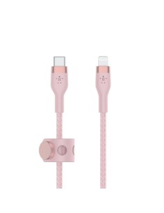 Cable usb tipo c a lightning belkin 1m - macho - macho - rosa