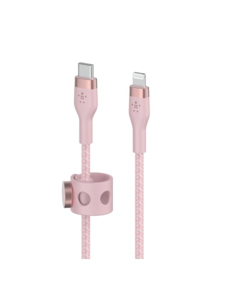 Cable usb tipo c a lightning belkin 1m - macho - macho - rosa
