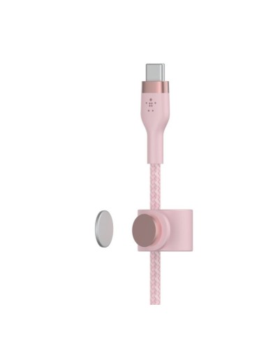 Cable usb tipo c a lightning belkin 1m - macho - macho - rosa