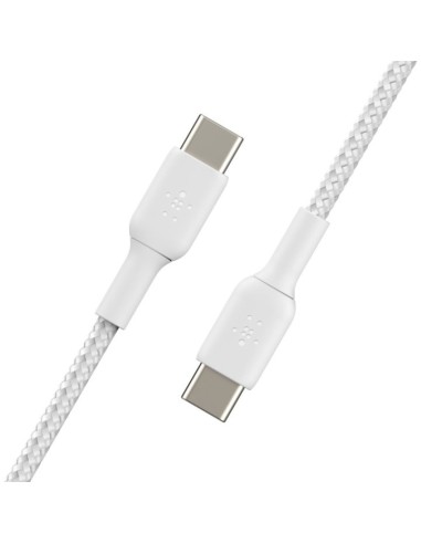 Cable usb tipo c belkin 1m - macho - macho - blanco