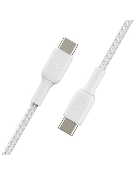 Cable usb tipo c belkin 1m - macho - macho - blanco