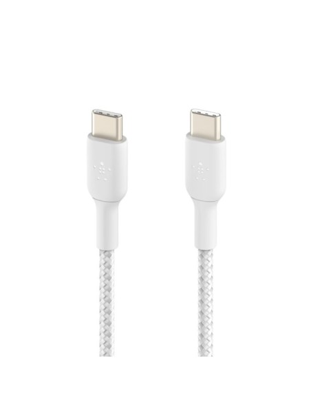 Cable usb tipo c belkin 1m - macho - macho - blanco