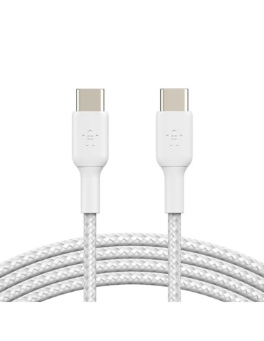 Cable usb tipo c belkin 1m - macho - macho - blanco