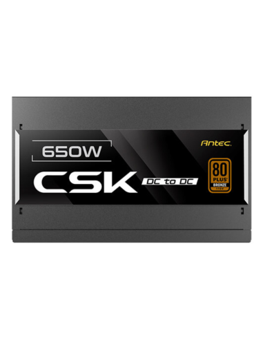 Fuente alimentacion antec csk650dc ec gaming atx 650w negro
