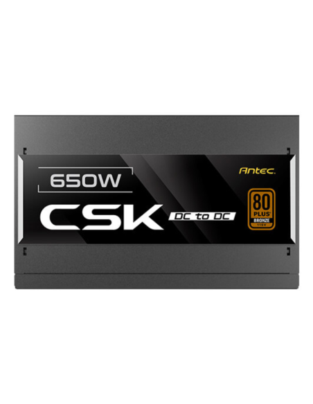 Fuente alimentacion antec csk650dc ec gaming atx 650w negro